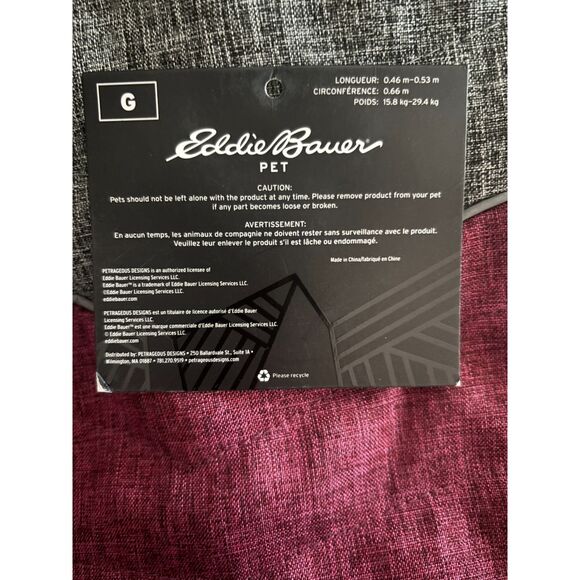 NWT Eddie bauer Large dog Coat - Picture 7 of 7